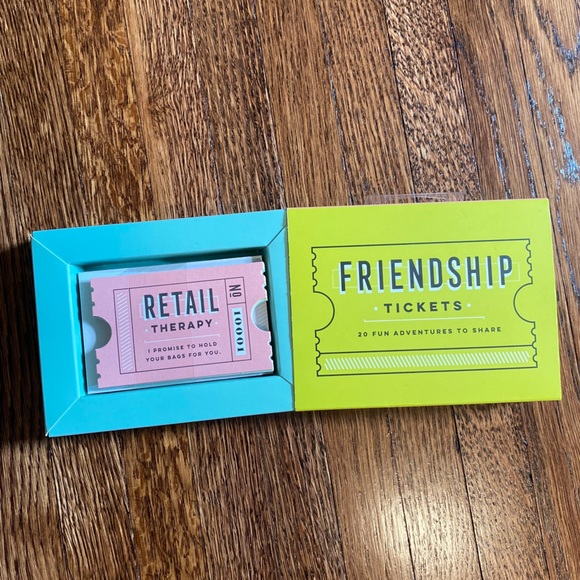 NWT Friendship Tickets NEW sealed. New in box. - Picture 1 of 5